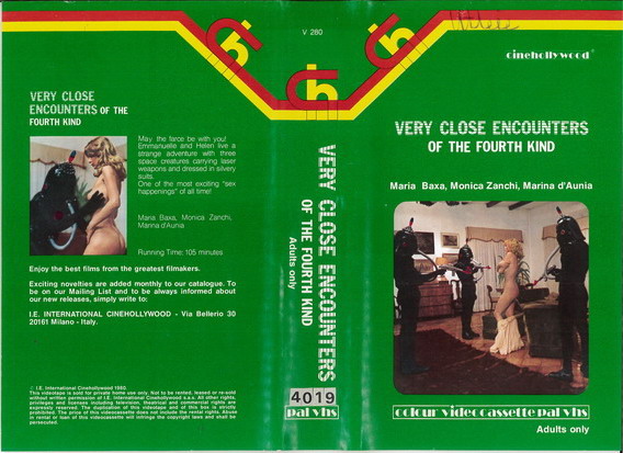 VERY CLOSE ENCOUNTER OF THE FOURTH KIND  (VHS) UK