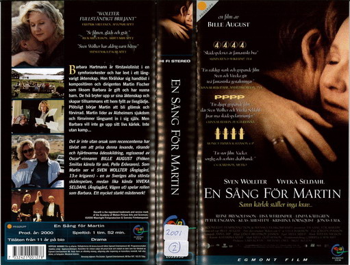 EN SÅNG FÖR MARTIN (VHS)
