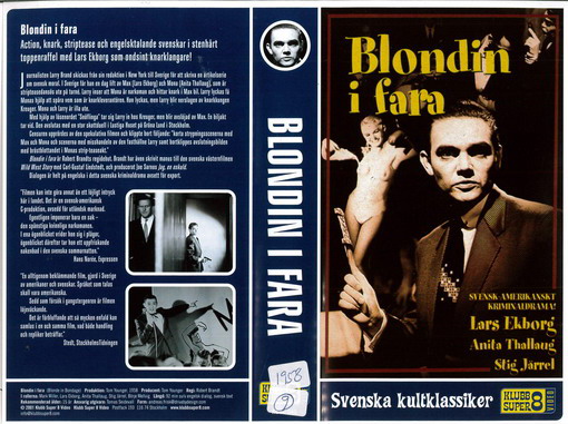 BLONDIN I FARA (VHS)