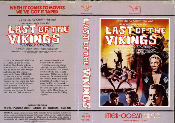 LAST OF THE VIKINGS (VHS) UK