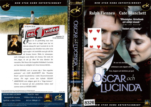 OSCAR OCH LUCINDA (VHS)