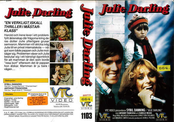 1103 JULIE DARLING (VHS)