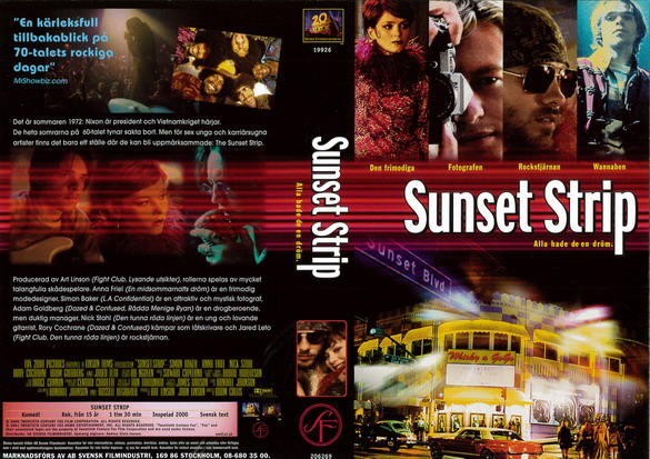SUNSET STRIP (VHS)