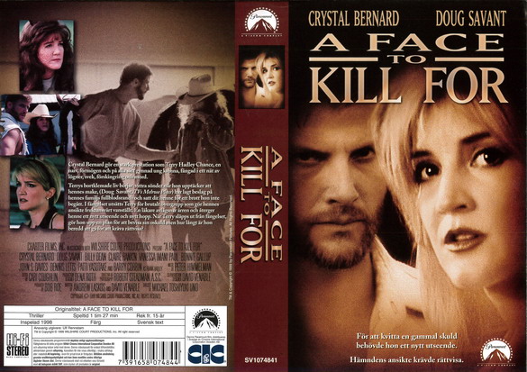 A FACE TO KILL FOR (vhs)