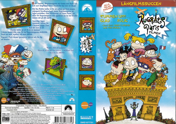 RUGRATS I PARIS - FILMEN (VHS)