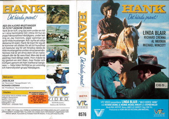 8576 HANK - DET HÅRDA PROVET (VHS)