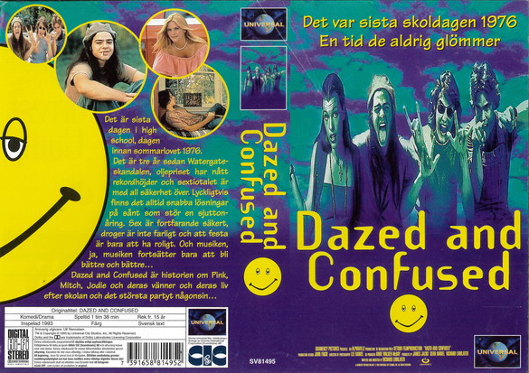 DAZED AND CONFUSED (vhs-omslag)