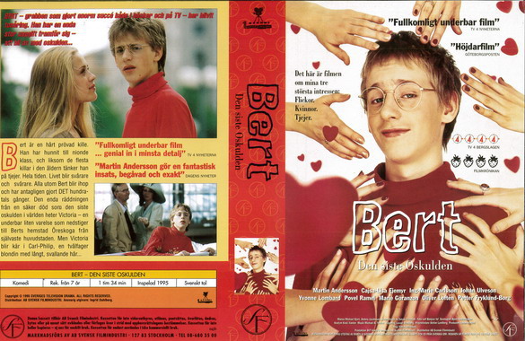 BERT - DEN SISTE OSKULDEN (VHS)