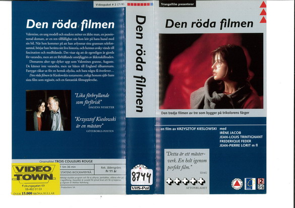 DEN RÖDA FILMEN (VHS)