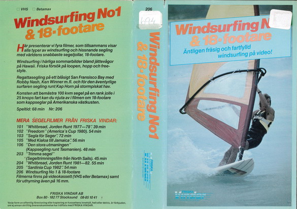WINDSURFING NO1 & 18-FOOTARE (VHS)