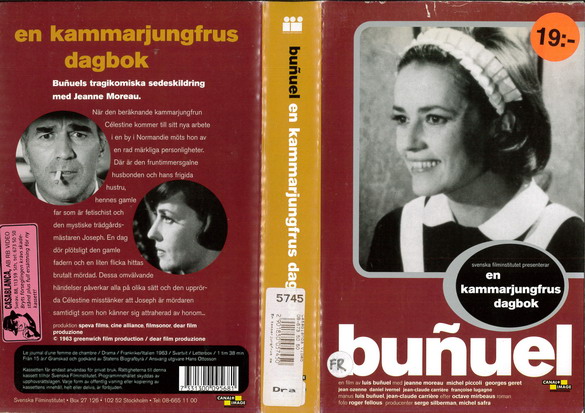 EN KAMMARJUNGFRUS DAGBOK (VHS)