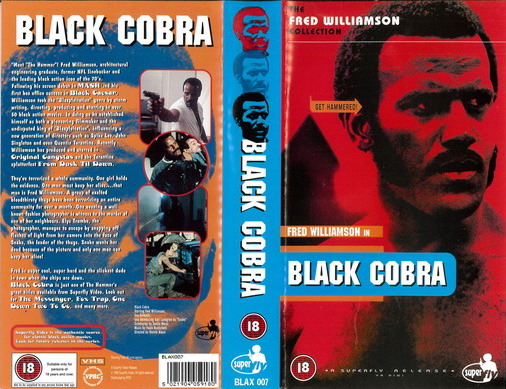 BLACK COBRA (VHS) UK