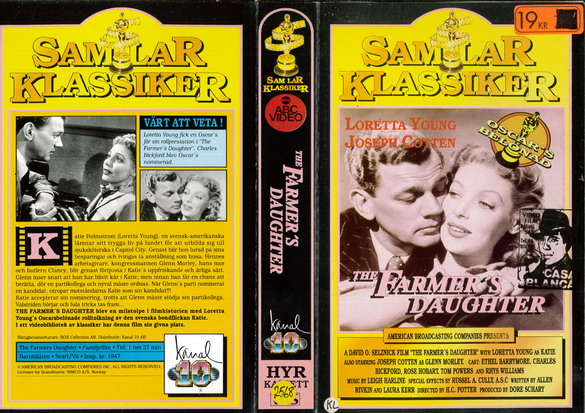 FARMER'S DAUGHTER (VHS)