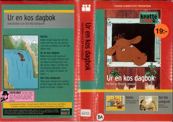 UR EN KOS DAGBOK (VHS)