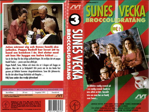 SUNES VECKA 3 - BROCCOLIGRATÄNG (VHS)