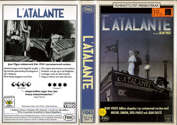 L\'ATALANTE (VHS)
