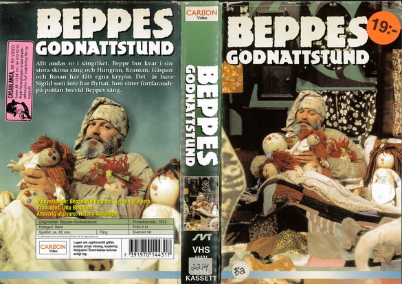 14431 BEPPES GODNATTSTUND (VHS)