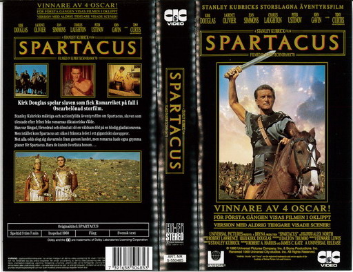SPARTACUS  (VHS)
