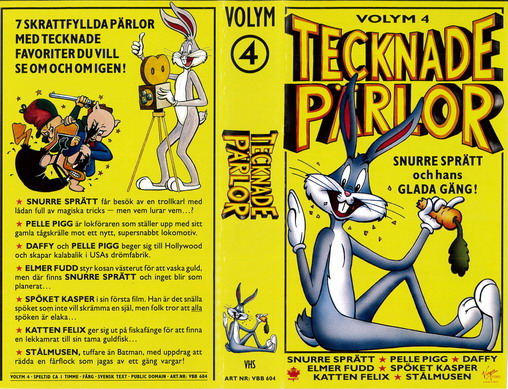 TECKNADE PÄRLOR VOL 4 (VHS)