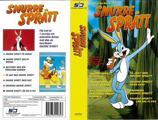 SNURRE SPRÄTT (VHS)