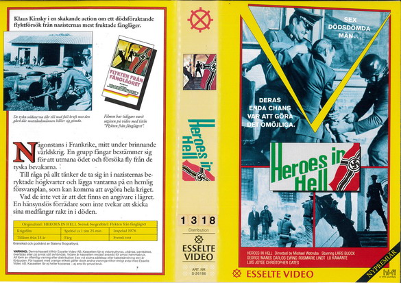26186 HEROES IN HELL (vhs)