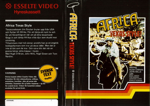 AFRICA TEXAS STYLE (VHS)