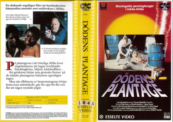 22243 DÖDENS PLANTAGE (VHS)