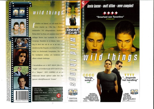 WILD THINGS (VHS)