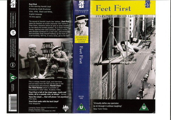 FEET FIRST (VHS) UK