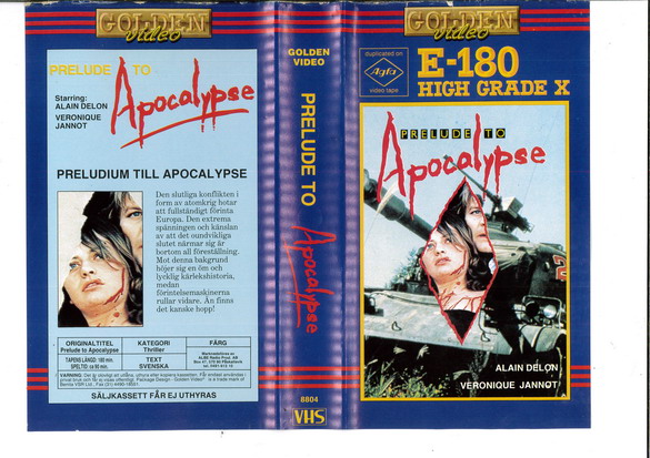 PRELUDE TO APOCALYPSE (VHS)