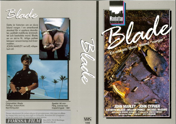 1498 BLADE (VHS)