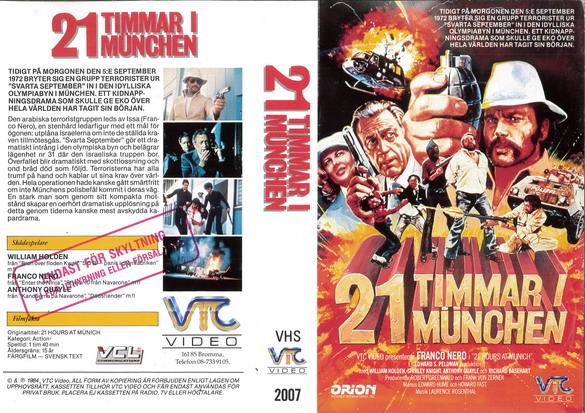 2007 21 TIMMAR I MUNCHEN (VHS)