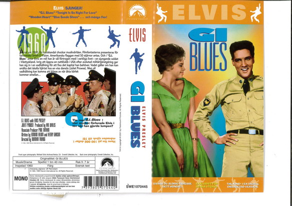 G I BLUES  (VHS)