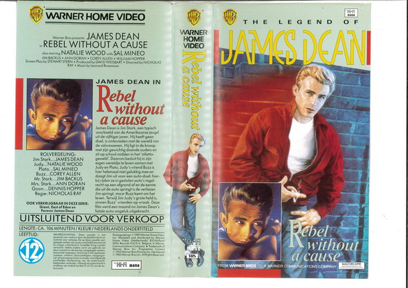 REBEL WITHOUT A CAUSE (VHS) HOL
