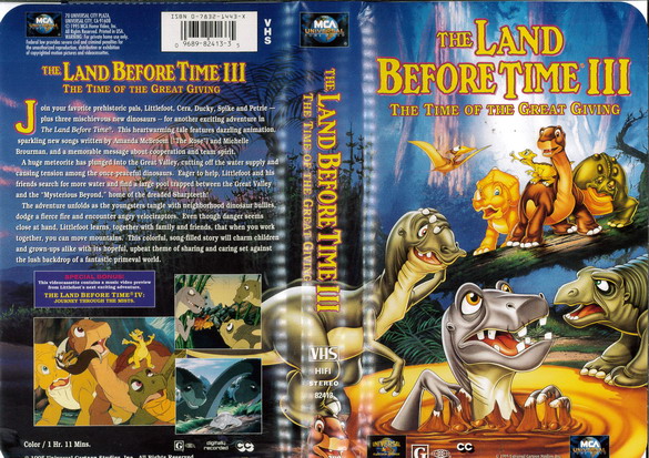 LAND BEFORE TIME 3 (VHS) (USA-IMPORT)