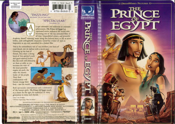 PRINCE OF EGYPT  (VHS) (USA-IMPORT)