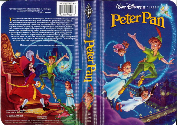 PETER PAN  (VHS) (USA-IMPORT)