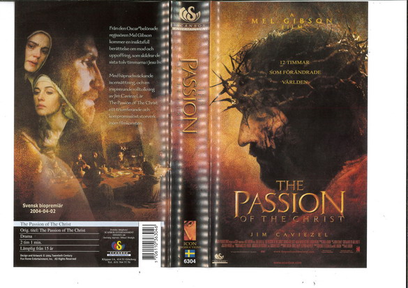 PASSION OF THE CHRIST (VHS)