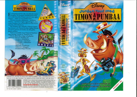 TIMON & PUMBAA - JORDEN RUNT MED.. (VHS)
