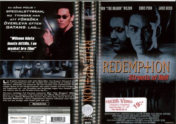HCE 578 REDEMPTION - STREETS OF HELL (VHS)