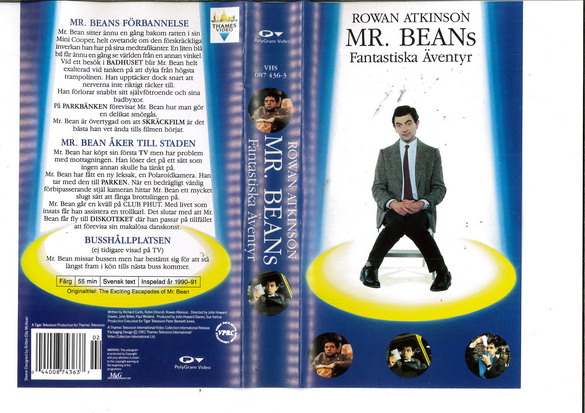MR.BEAN\'S FANTASTIKA ÄVENTYR (VHS)