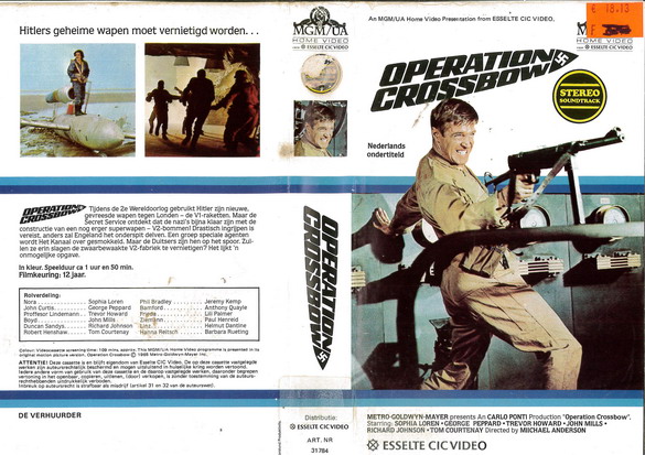 OPERATION CROSSBOW (VHS) HOL