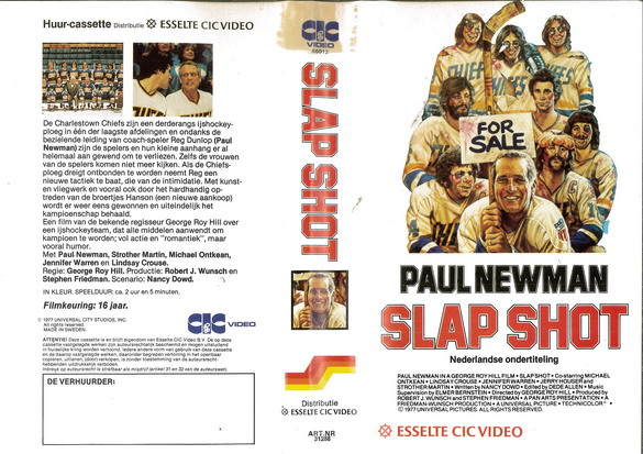 SLAPSHOT (VHS) HOL
