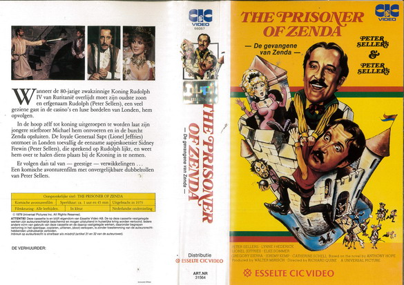 PRISONERS OF ZENDA (VHS) HOL