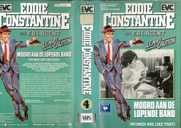 EDDIE CONSTANTINE 4 (VHS) HOL