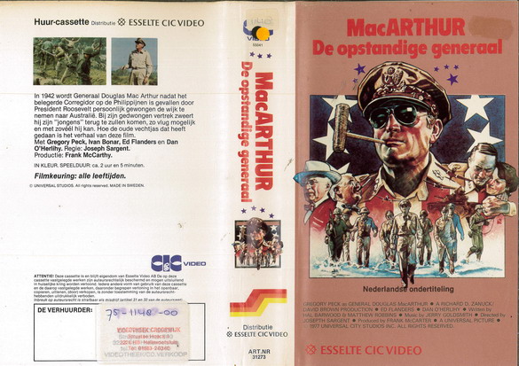 MAC ARTHUR (VHS) HOL