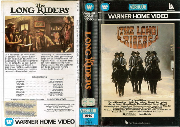 LONG RIDERS (VHS) HOL