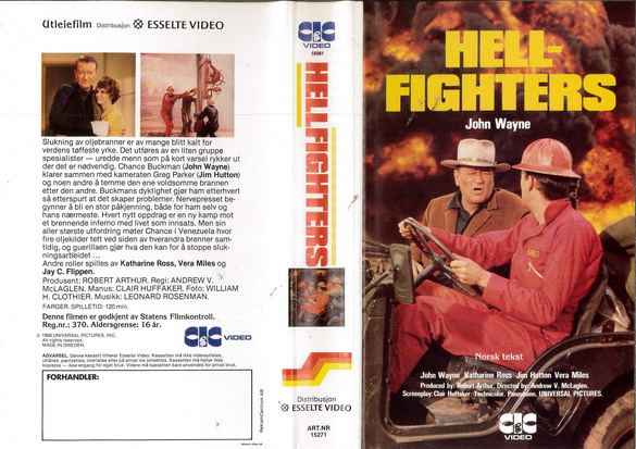 HELLFIGHTERS (VHS) NORGE