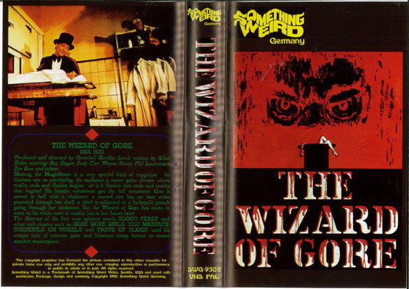 WIZARD OF GORE (VHS) IMPORT
