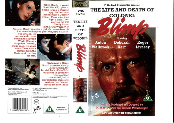 LIFE AND DEATH OF COLONEL (VHS) UK